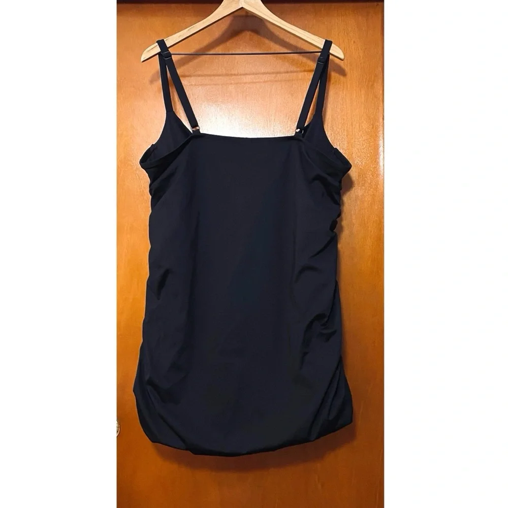 SKIMS Black One-Piece Swim Dress